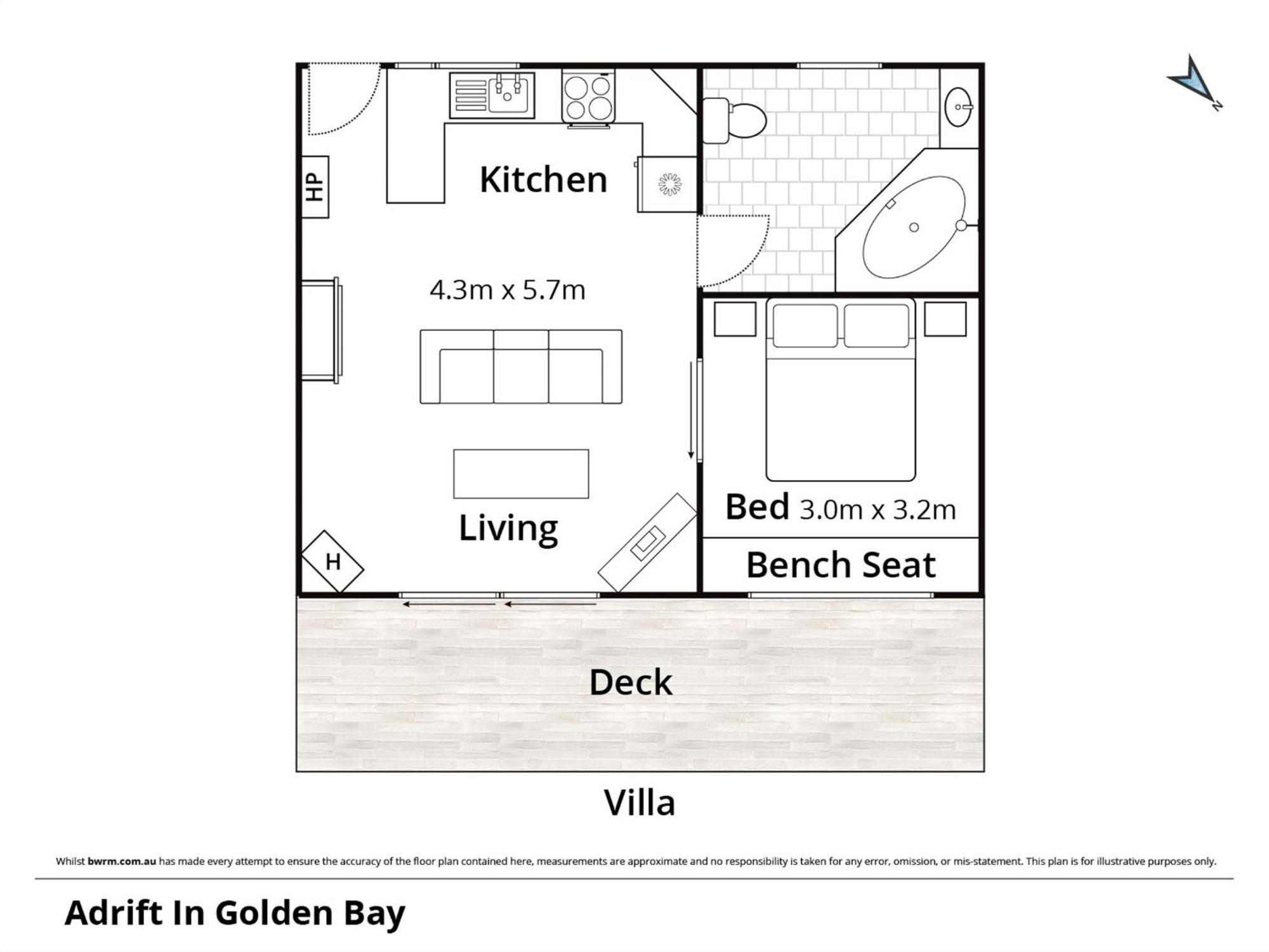 Adrift In Golden Bay- Absolute Beachfront Villas (Adults Only) Collingwood Exterior foto